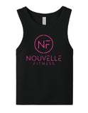 Nouvelle Fitness PINK OUT - Micro Rib Racer Tank