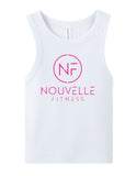 Nouvelle Fitness PINK OUT - Micro Rib Racer Tank