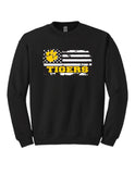 Tigers Flag - Gildan® - Heavy Blend™ Crewneck Sweatshirt