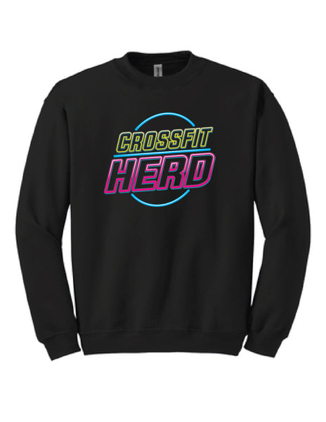 Crossfit Herd Neon Sign - Gildan® - Heavy Blend™ Crewneck Sweatshirt