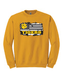 Tigers Flag - Gildan® - Heavy Blend™ Crewneck Sweatshirt