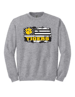 Tigers Flag - Gildan® - Heavy Blend™ Crewneck Sweatshirt