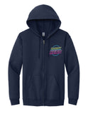 Crossfit Herd Neon Sign - Gildan® - Heavy Blend™ Full-Zip Hooded Sweatshirt