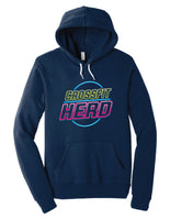 Crossfit Herd Neon Sign - BELLA+CANVAS ® Unisex Sponge Fleece Pullover Hoodie