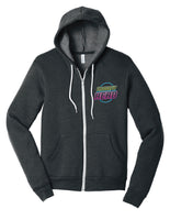 Crossfit Herd Neon Sign - BELLA+CANVAS ® Unisex Sponge Fleece Full-Zip Hoodie