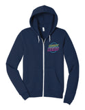 Crossfit Herd Neon Sign - BELLA+CANVAS ® Unisex Sponge Fleece Full-Zip Hoodie