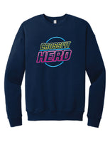 Crossfit Herd Neon Sign - BELLA+CANVAS ® Unisex Sponge Fleece Drop Shoulder Sweatshirt