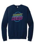 Crossfit Herd Neon Sign - BELLA+CANVAS ® Unisex Sponge Fleece Drop Shoulder Sweatshirt