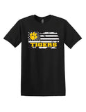 Tigers Flag - Gildan® - Heavy Cotton™ 100% Cotton T-Shirt