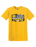 Tigers Flag - Gildan® - Heavy Cotton™ 100% Cotton T-Shirt