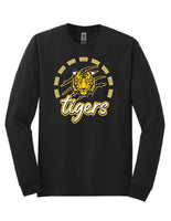 Tigers Circular - Gildan® - Heavy Cotton™ 100% Cotton Long Sleeve T-Shirt