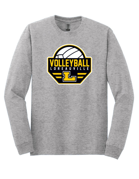 Loreauville Volleyball 2025 - Heavy Cotton™ 100% Cotton Long Sleeve T-Shirt