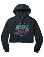 Crossfit Herd Neon Sign - BELLA+CANVAS ® Women’s Sponge Fleece Cropped Fleece Hoodie