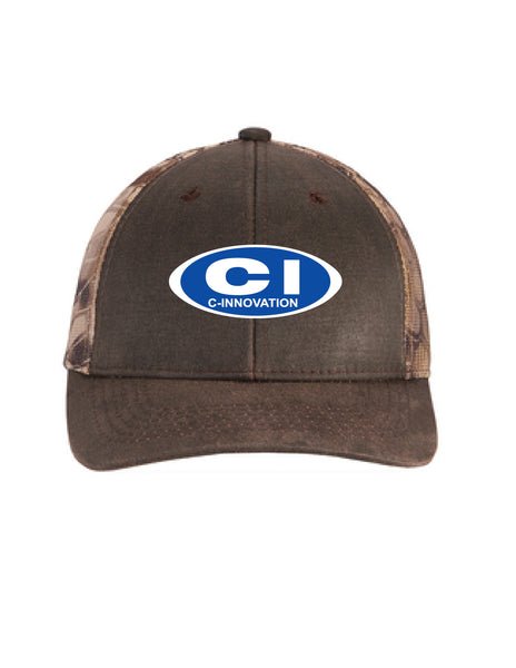C-Innovation Port Authority ® Pigment Print Camouflage Mesh Back Cap
