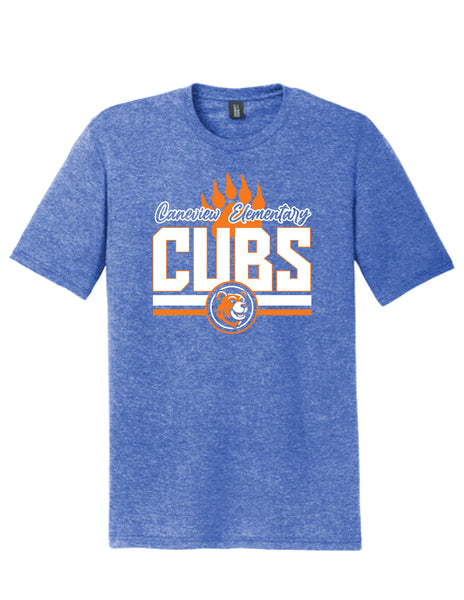 Caneview Elementary - Cubs Striped Logo