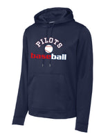 Pilots Baseball 2024 - Sport-Wick® Fleece Hooded Pullover