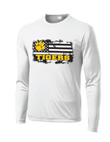Tigers Flag - Sport-Tek® Long Sleeve PosiCharge® Competitor™ Tee