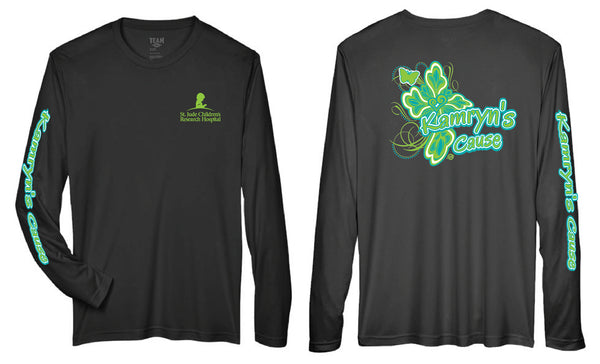 Kamryn's Cause - St. Jude Marathon (Dry Fit Long Sleeve T-Shirt)