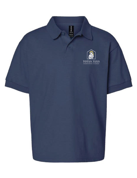 Totus Tuus Homeschool Academy (Embroidered Jersey Knit Polo)